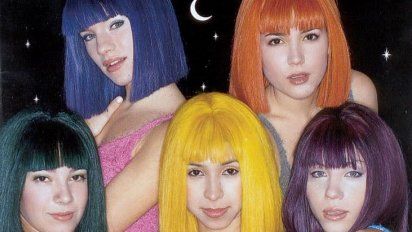 Lissa, Virginia, Ivonne, Valeria y Lordes, las integrantes de Bandana de 2001