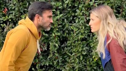 El blooper de Mica Viciconte y Fabián Cubero cuando grababan un comercial