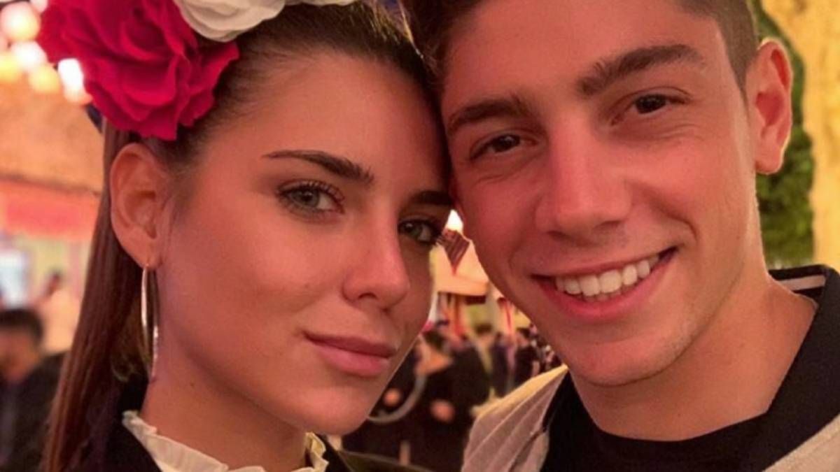Con una peculiar celebración de Federico Valverde, Mina Bonino explicó cómo está su embarazo
