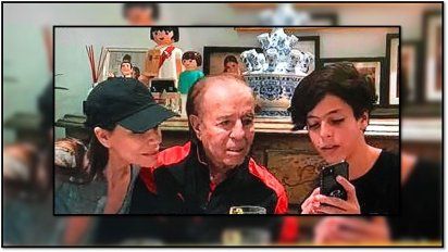 El hijo de Menem y Bolocco, Máximo, está en Buenos Aires: fue a un asado familiar y después los plantó