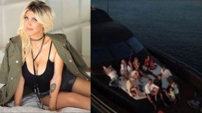 Wanda Nara respondió furiosa sobre los rumores de una fiesta en barco de Mauro Icardi con otras mujeres