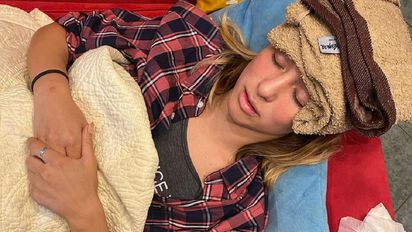 Florencia Vigna: temblequeo, vómitos y dolor fuerte de panza