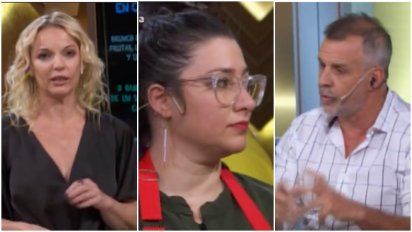 Carina Zampini y Christian Petersen se enfrentaron por una parcipante de 