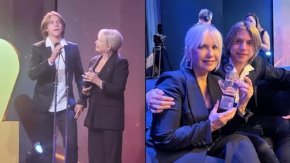 Valentino López recibió un premio por Wanda Nara y dio un conmovedor discurso