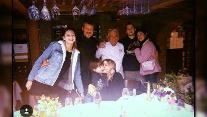 Marcelo Tinelli festejó el día del padre con todos sus hijos