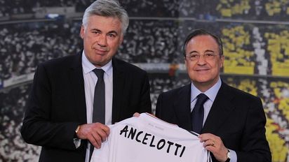 Esta mañana Carlo Ancelotti fue presentado como nuevo entrenador del Real Madrid 