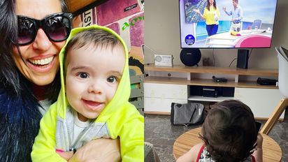 Roxy Vázquez mostró a Pedro viéndola en televisión: 