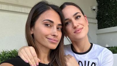 Antonela Roccuzzo lució una remera low cost y se llevó todas las miradas 