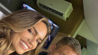 Adrián Suar y Rocío Robles: cita romántica en la Bombonera