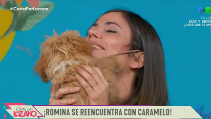 Romina y Caramelo se reencontraron en Cortá por Lozano