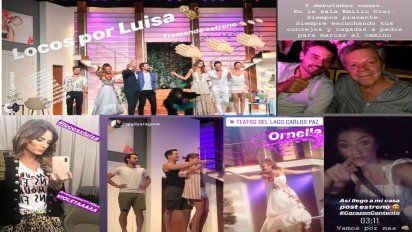 Pedro Alfonso y Paula Chaves volvieron a subirse juntos al escenario de Villa Carlos Paz