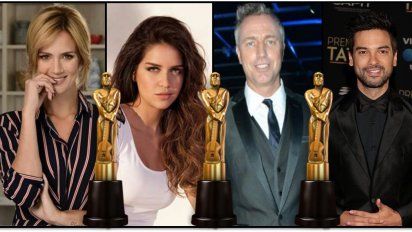 Marley, Chino Leunis, Paula Chaves y Zaira Nara los conductores del Martín Fierro