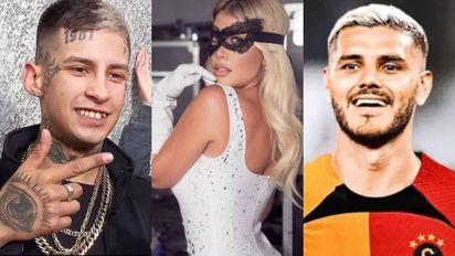 La reacción de Mauro Icardi y L-Gante ante una foto de Wanda Nara