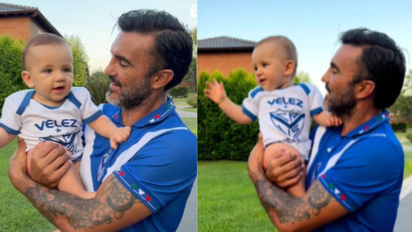 Fabián Cubero anunció con un video su partido de despedida y Luca se robó la atención