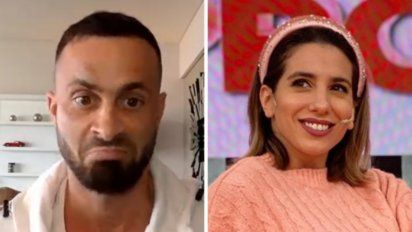 ¡Cuánto botox! Cinthia Fernández reaccionó ante el nuevo rostro de Martín Baclini