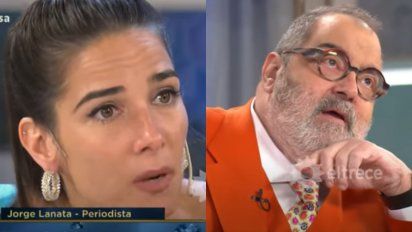El reclamo de Juana Viale a Jorge Lanata en plena entrevista 