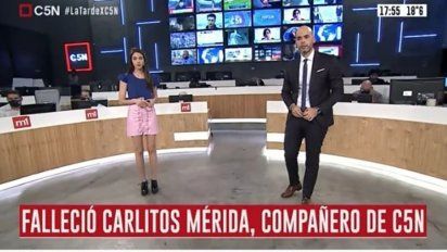 Falleció un integrante de C5N, Luli Trujillo se quebró al dar la noticia