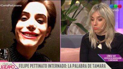 Felipe Pettinato está internado; su hermana Tamara habló de su salud: ''Él tiene un problema de adicción y necesita hacer un tratamiento''   