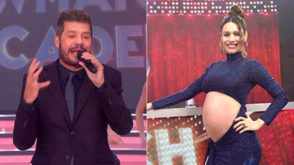 Marcelo Tinelli felicitó a Pampita en ShowMatch