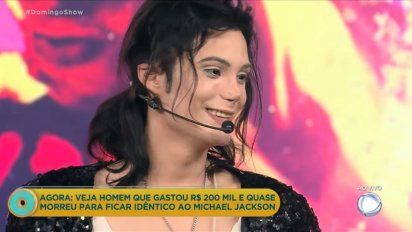 Luego de sus escándalos Felipe Pettinato imitó a Michael Jackson en Brasil y causó furor