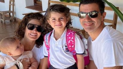 La emoción de Isabel Macedo  por el primer día de clases de su hija Belita