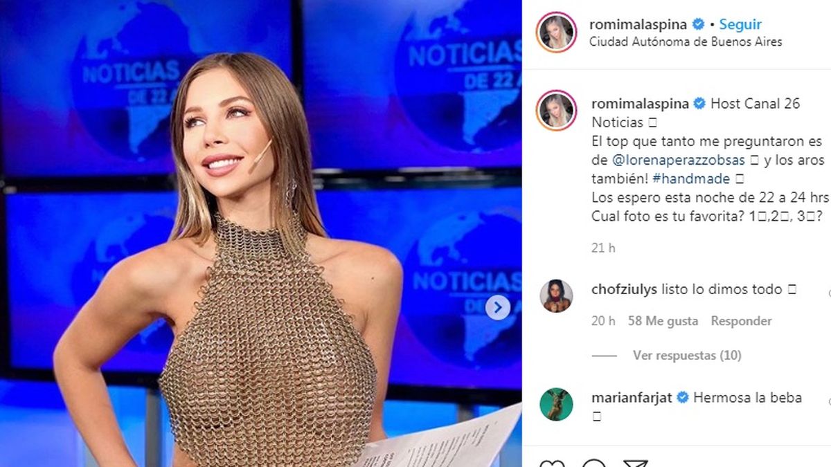 Romina Malaspina ante las críticas de su look: Mojigatas