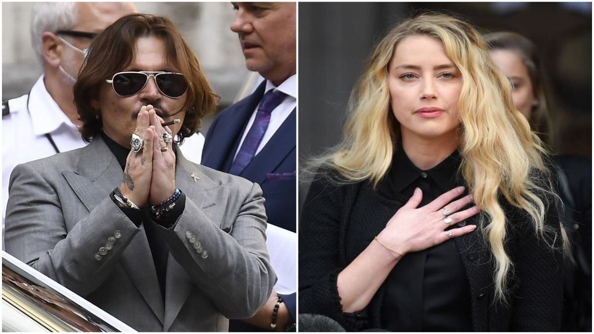 Los actores Johnny Deep y Amber Heard se vieron nuevamente en los tribunales del Londres 
