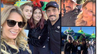 Rocío Marengo y Eduardo Fort blanquearon su relación y viajaron a Disney con Martita y Felipe 