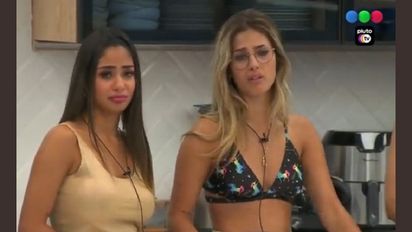 Julieta Poggio al borde del llanto en la casa de 