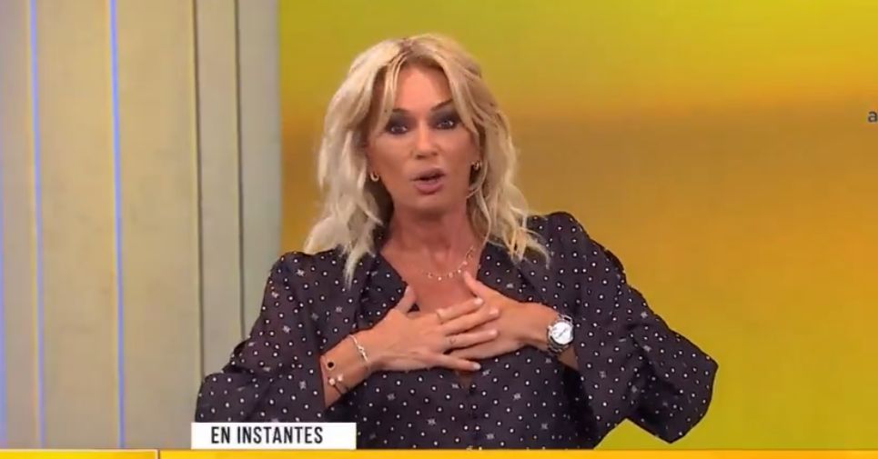 Yanina Latorre y un palito a Beto Casella antes de su debut