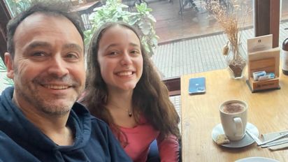 Así fue la especial cita de Adrián Pallares y su hija Ema
