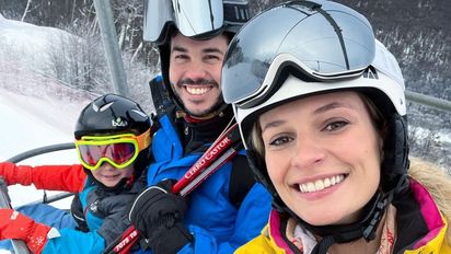 Las impresionantes fotos de Nicolás Magaldi en la nieve