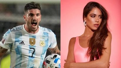 ¡En primera fila! Así esperó Rodrigo de Paul el show de Tini por Star +