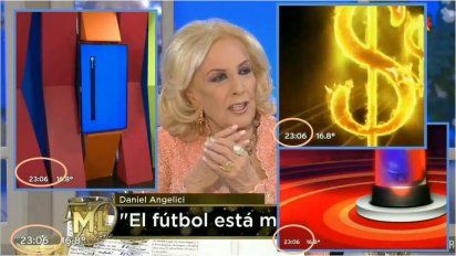 Mirtha estaba al aire y se coló otro programa: mirá el video del raro momento