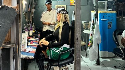 El impactante look de Wanda Nara para grabar su nuevo videoclip desde Brasil