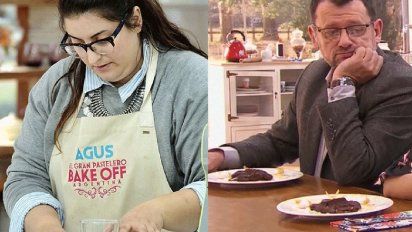 Bake Off: Agus intentó con un volcán de chocolate que explotó antes de tiempo