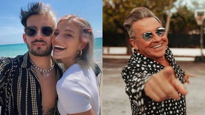 ¡Cariñosa! Ricardo Montaner es bautizado por Stefi Roitman