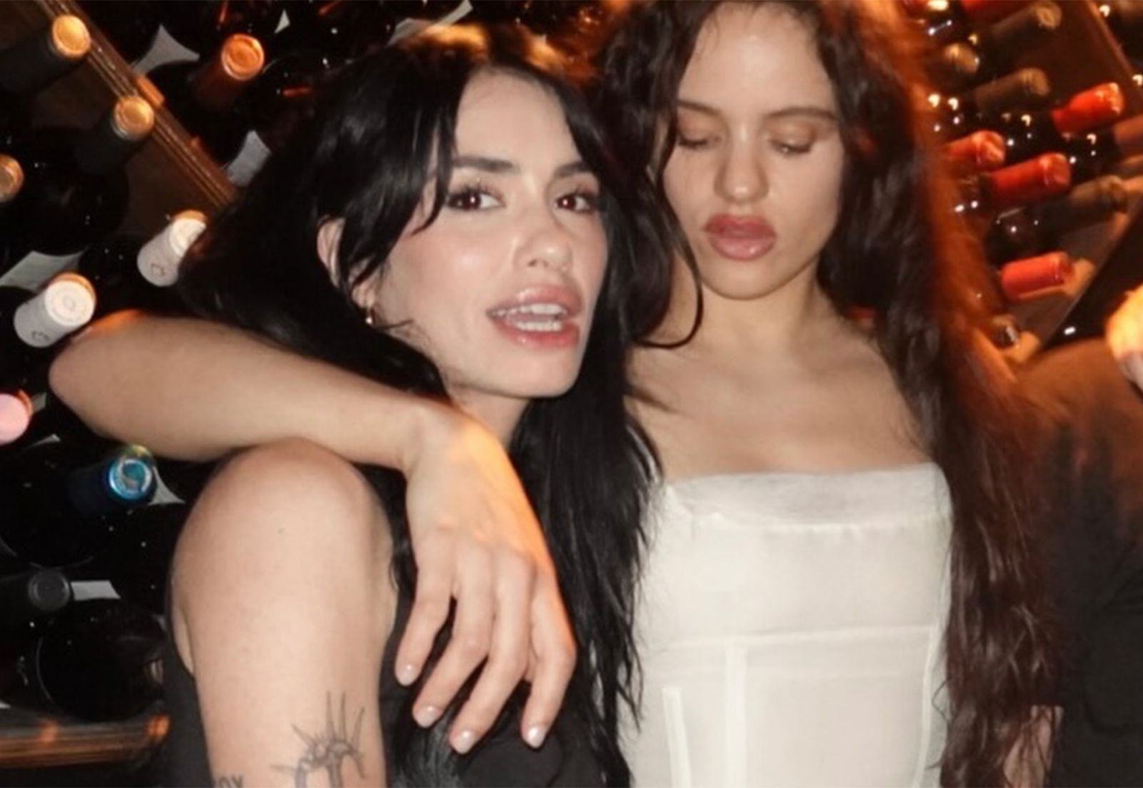 Así fue el encuentro de Lali Espósito y Rosalía que generó furor en redes