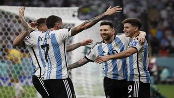 Rating: El partido de la Selección Argentina dejó los mejores números en lo que va de Mundial