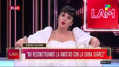 Gimena Accardi habló sobre La China Suárez: 