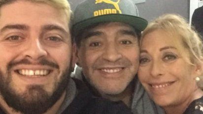 Cristina Sinagra se despidió de Diego Maradona: 