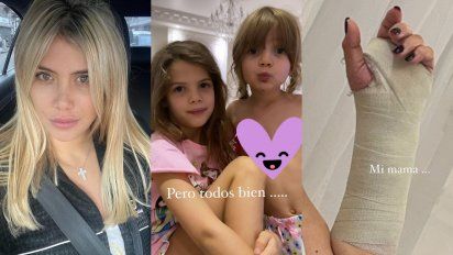La madre y las hijas de Wanda Nara sufrieron un accidente