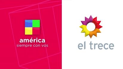 América TV y El Trece, canales de aire.