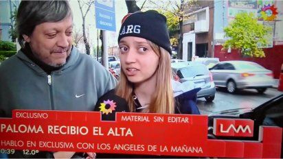 Después de días difíciles, Paloma, la hija de Marisa Brel, recibió el alta: 