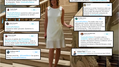 #JusticiaporDebora, el hashtag que promueve el ex marido de Débora Pérez Volpin