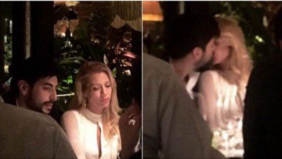 El beso que confirma el romance entre Moyano y Nicole