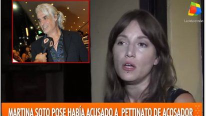 Martina Soto Pose no se achica contra Pettinato: Lo llamó abusador y pide una condena social