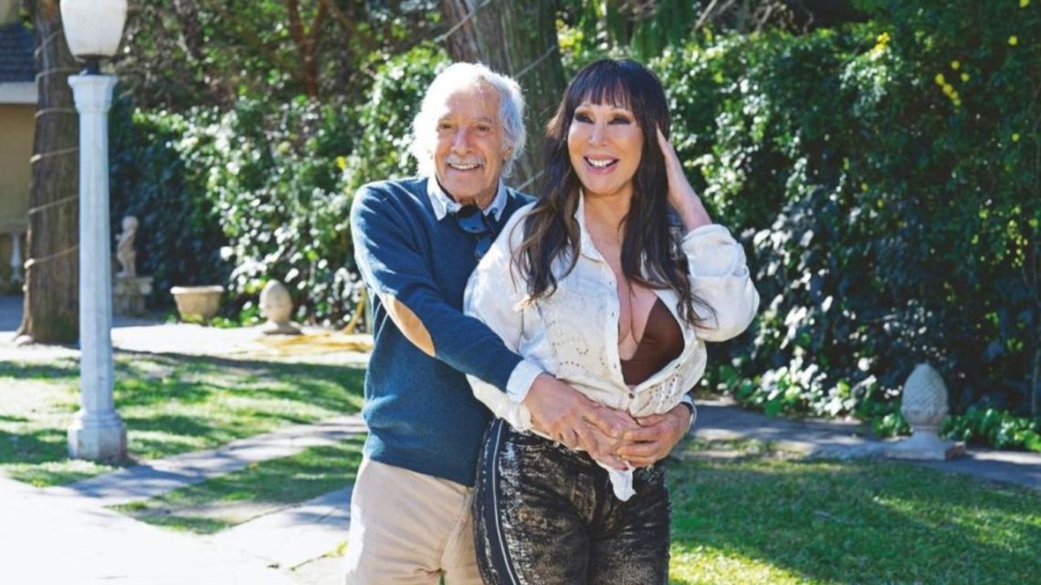 Pato Galmarini quiere casarse con Moria Casán en La Bombonera