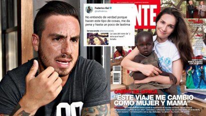 Fede Bal critica la tapa de Oreiro con un niño negro: 