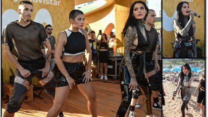 Cande Tinelli furor en Mar del Plata: inauguró playa ante una multitud de fans que la esperaban en La Feliz